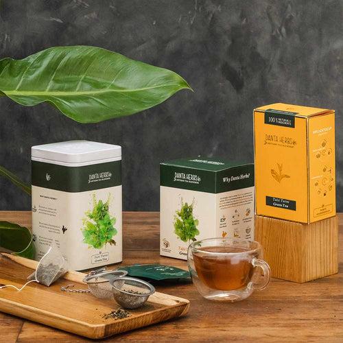 Tulsi Twins Green Tea - Loose Tea