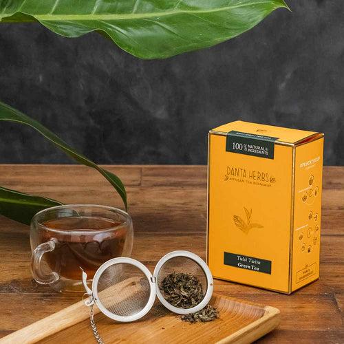 Tulsi Twins Green Tea - Loose Tea