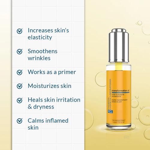 5% Carrot Face Oil For Dry Skin and Dull Skin, FCL Transformation Face Oil