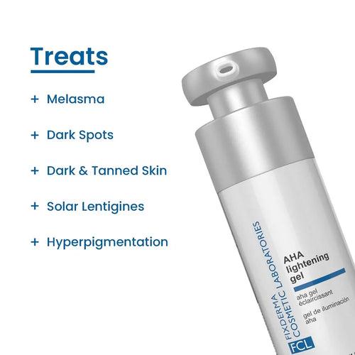 AHA Lightening Gel | Removes Dark spots, Dead cells, Melasma