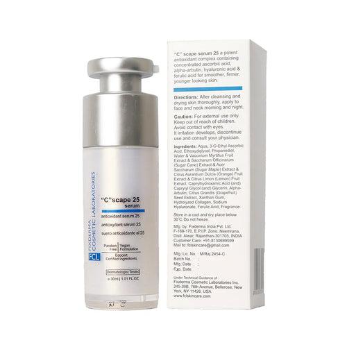 25% Vitamin C + 0.5% Hyaluronic Acid Face Serum FCL C Scape 25 Serum