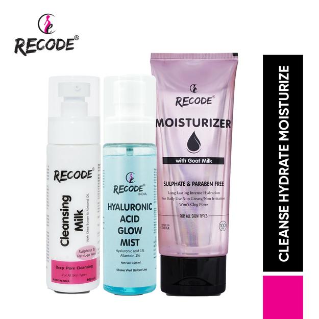 Cleanse Hydrate Moisturize Combo