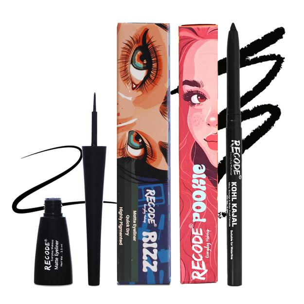 Combo Pookie Kajal and Rizz Eyeliner