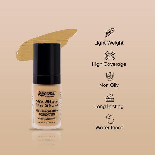 06 HD Luminous Matte Foundation - 30 ML 06 JAMBUDVIPA