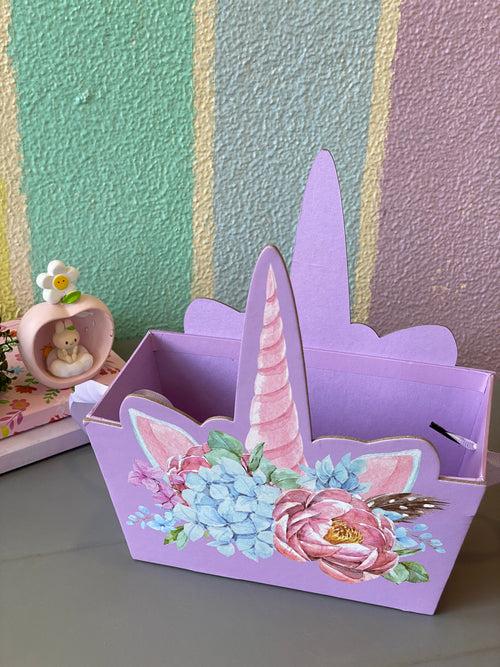 Unicorn Gift Box Basket