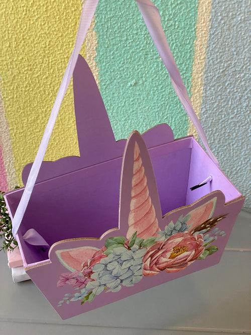 Unicorn Gift Box Basket