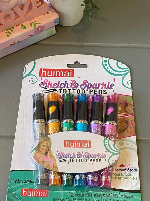 Sketch & Sparkle Tattoo Pens