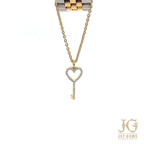 Heart Key Chain Charm