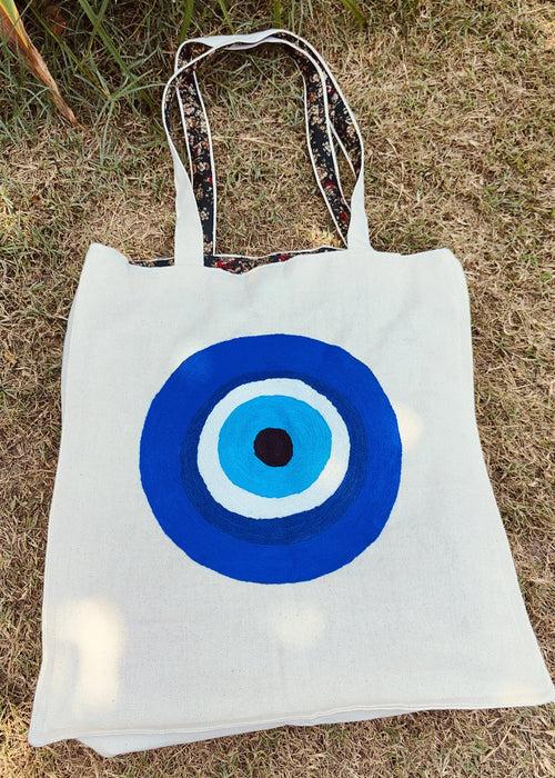 Hand-embroidered Evil-Eye -Bag