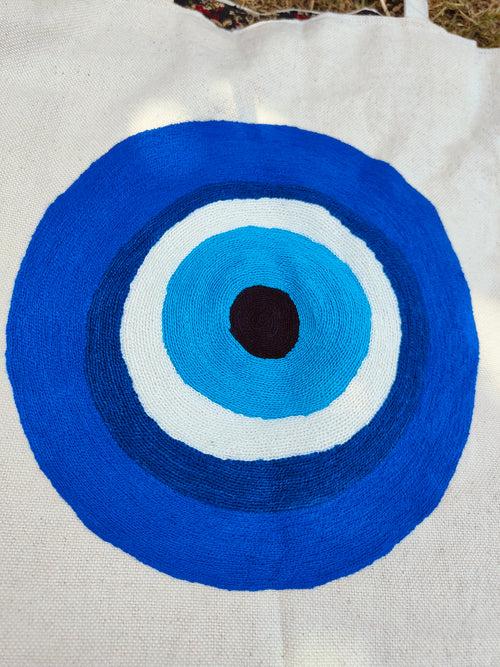 Hand-embroidered Evil-Eye -Bag