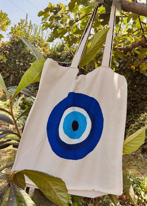 Hand-embroidered Evil-Eye -Bag