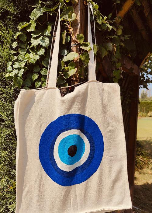 Hand-embroidered Evil-Eye -Bag