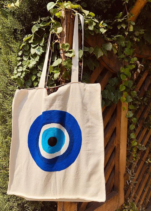 Hand-embroidered Evil-Eye -Bag