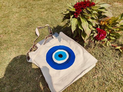 Hand-embroidered Evil-Eye -Bag