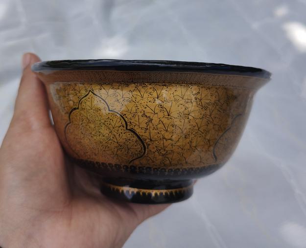 Sonth x Fayaz Ahmad Jan -Black Golden Bowl