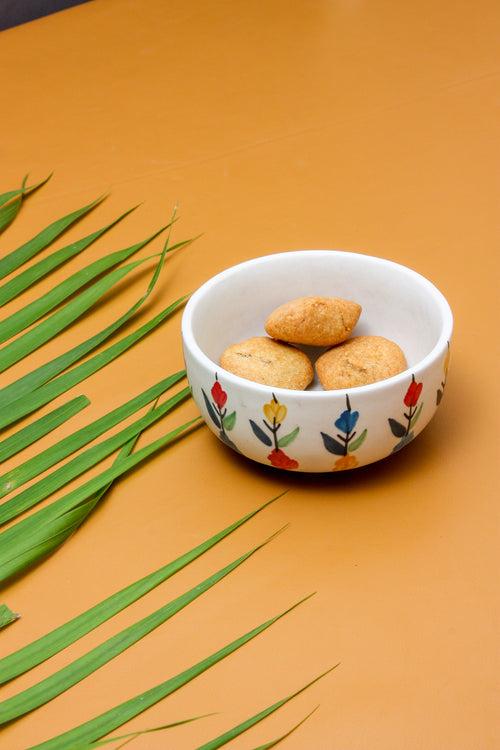 White ceramic designer bowl