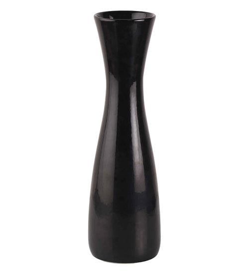 Glazed ceramic bottle vase