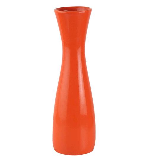 Glazed ceramic bottle vase