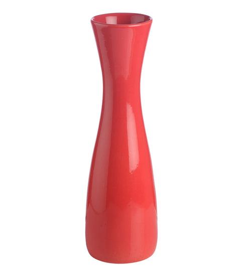 Glazed ceramic bottle vase