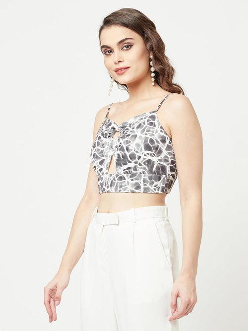 Molicule Print Crop Top