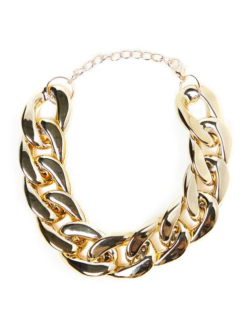 Bold Gold Loop Anklet