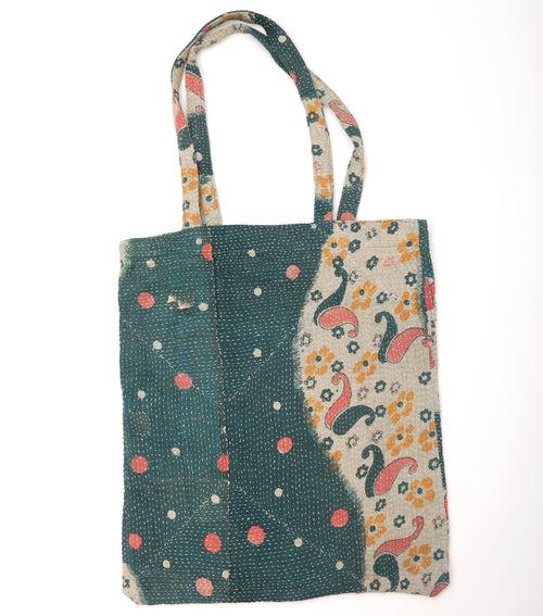 Multi Color Handcrafted Kantha Embroidered Bag