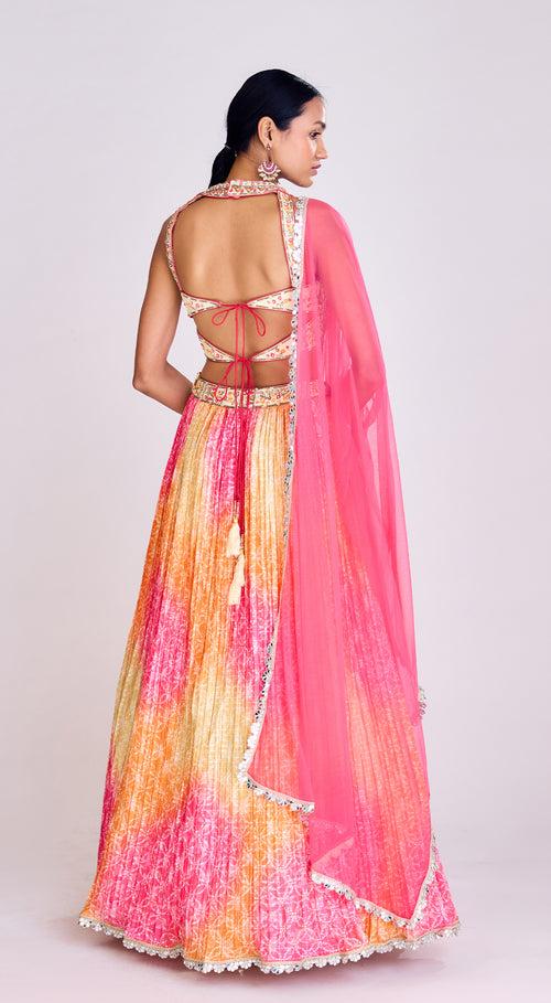 Pink Lehenga Set