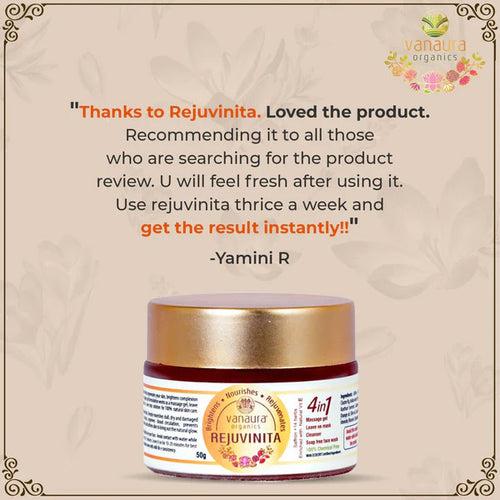 Rejuvinita 4 In 1 Organic Gel (1 Lakh+ Bottles Sold) 50g