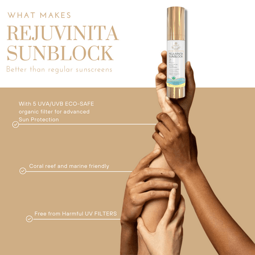 Rejuvinita sunblock cream with SPF 50+ PA++++, 50g