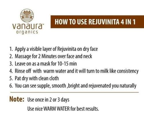 Rejuvinita 4 In 1 Organic Gel - 1Lakh+ Bottles Sold- 50g