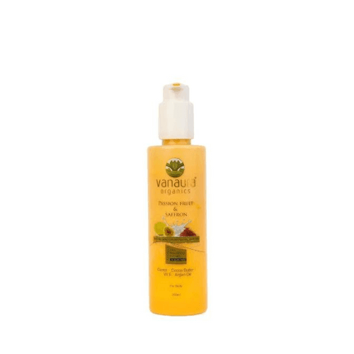 Passion Fruit and Saffron Skin Repairing Rich Moisturizing Body Milk Cream Lotion 200 ML