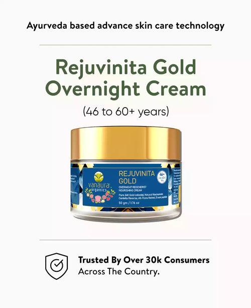 Rejuvinita Gold 46+ (For 46-60+Yrs) - Gold-infused Anti-Aging cream | All in One