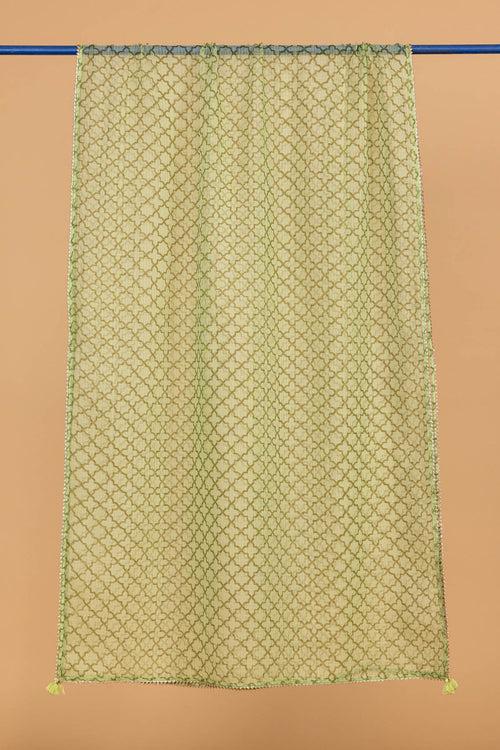 Green Jaali Doria Dupatta