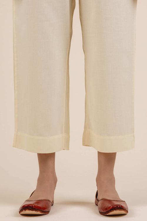 Cream Jam Satin Trousers