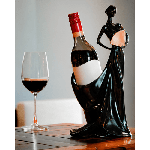 Belle Femme Antique Wine Bottle Holder