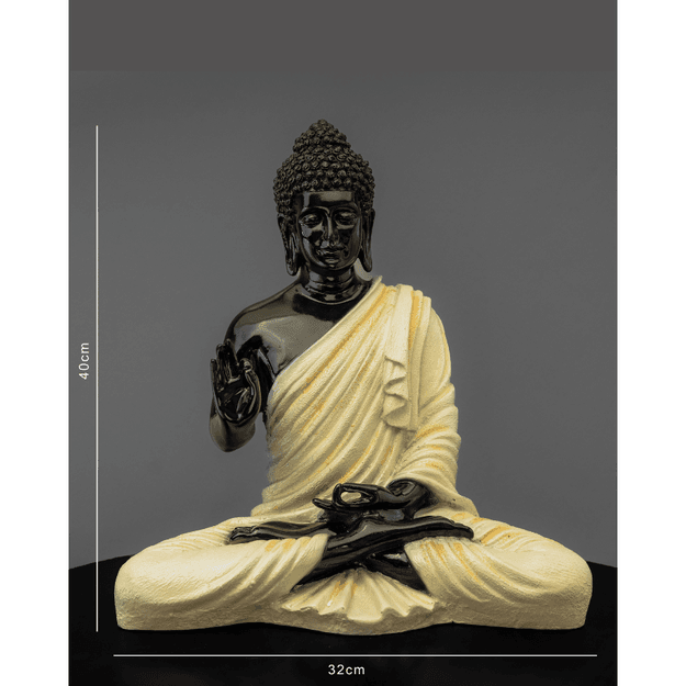 The meditating buddha- Black and white edition