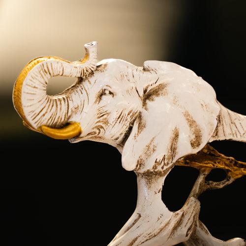 Lucky Raised Tusk Elephant