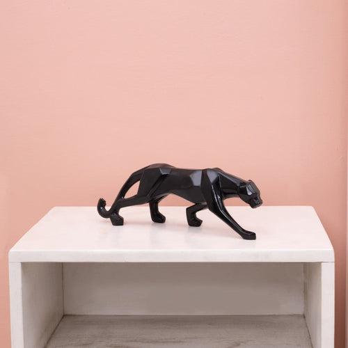 Modern Art Geometric Panther Statue