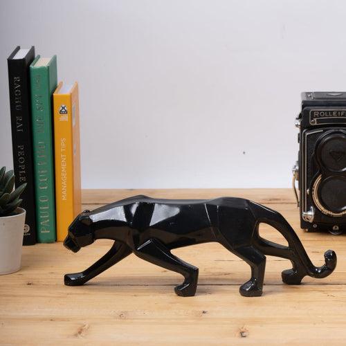 Modern Art Geometric Panther Statue