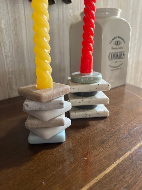 Stacked Candlestand