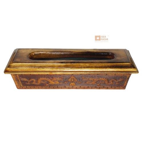 Wooden Incense Burner with Lid