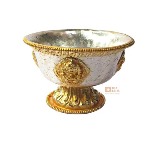 White Metal  Ting (Offering bowl) (Set of 7)