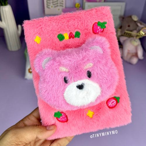 3D Face Kawaii Plush Diary