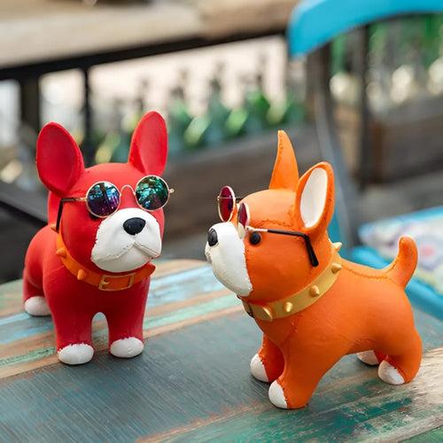 Cool Dog Resin Figure