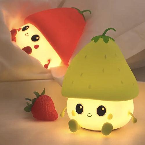Kawaii Strawberry Mini Night Light