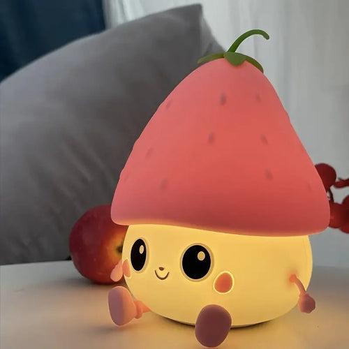 Kawaii Strawberry Mini Night Light