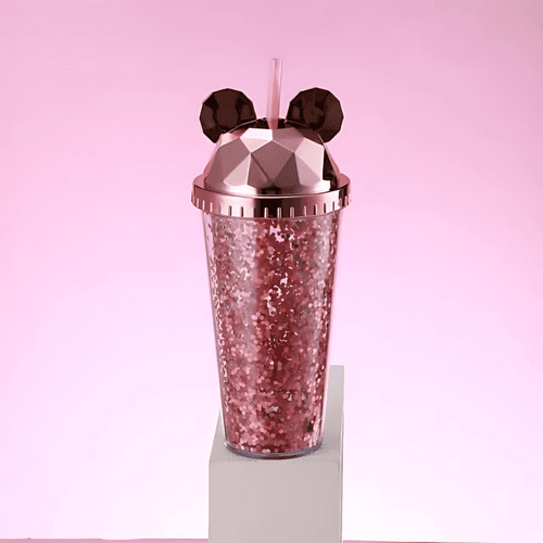 Mickey Shaped Confetti Sipper