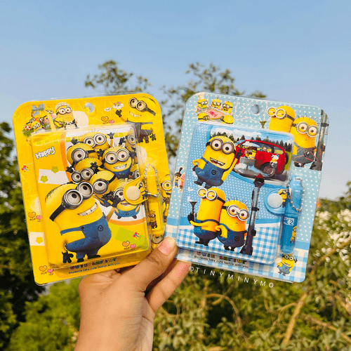 Mini Diary With Pen - Minion