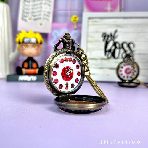 Sharingan Pocket Watch Keychain