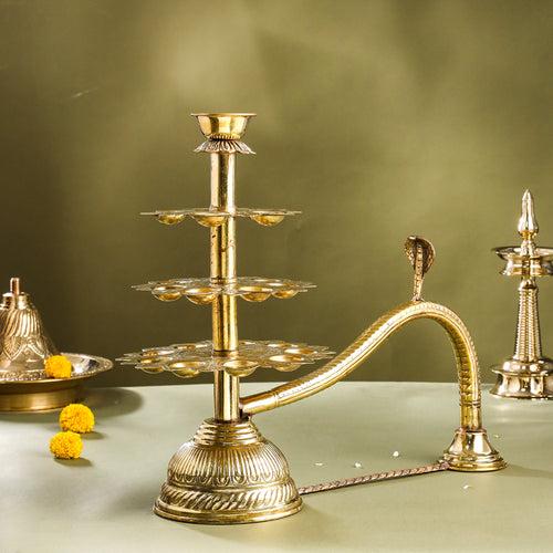 Brass Traditional Ganga Aarti (16.5 Inch)